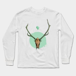 Deer skull Long Sleeve T-Shirt